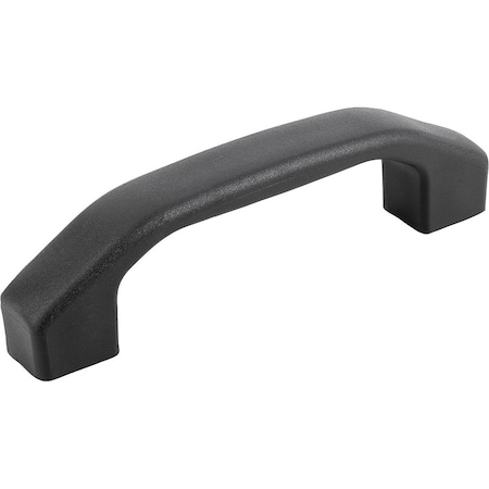 Pull Handle L=146, Form:B, Polyamide Black Ral7021, Comp:Steel, A=120, D=M06